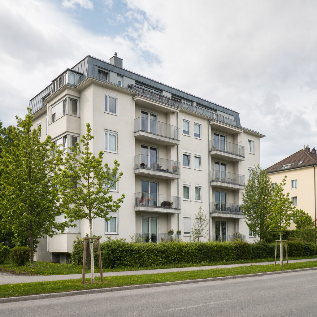 Modernes Wohnhaus mit Eigentumswohnungen in St. Pölten – Quadratmeterpreis 2025