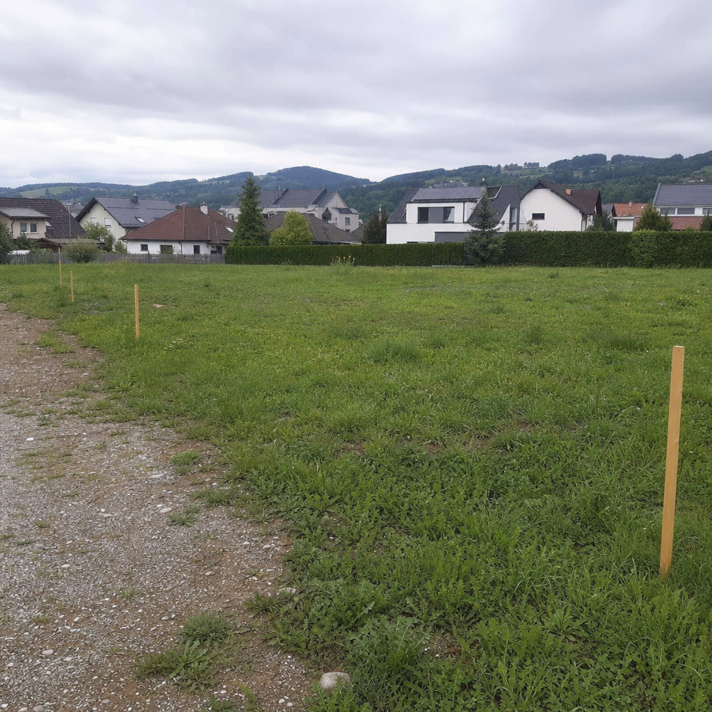 Unbebautes Baugrundstück am Siedlungsrand von St. Pölten – Preisentwicklung Bauland
