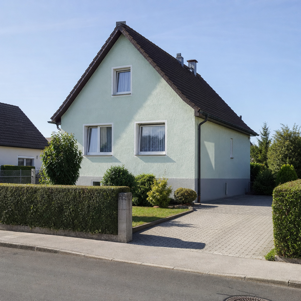 Freistehendes Einfamilienhaus mit Garten in einem Wohngebiet in St. Pölten, Niederösterreich