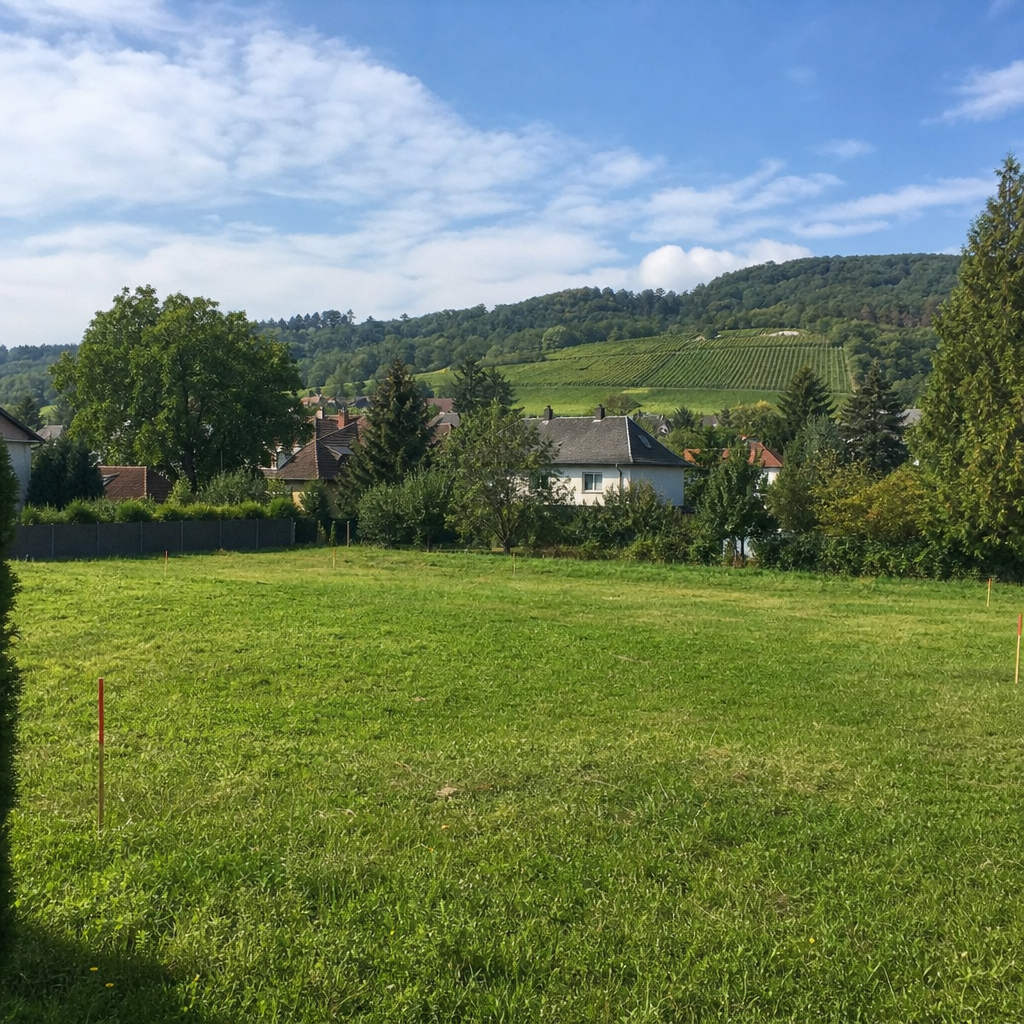 Baugrundstück in Baden bei Wien mit Blick auf Weingärten und Wienerwald – Preisentwicklung Baugrundstücke Baden