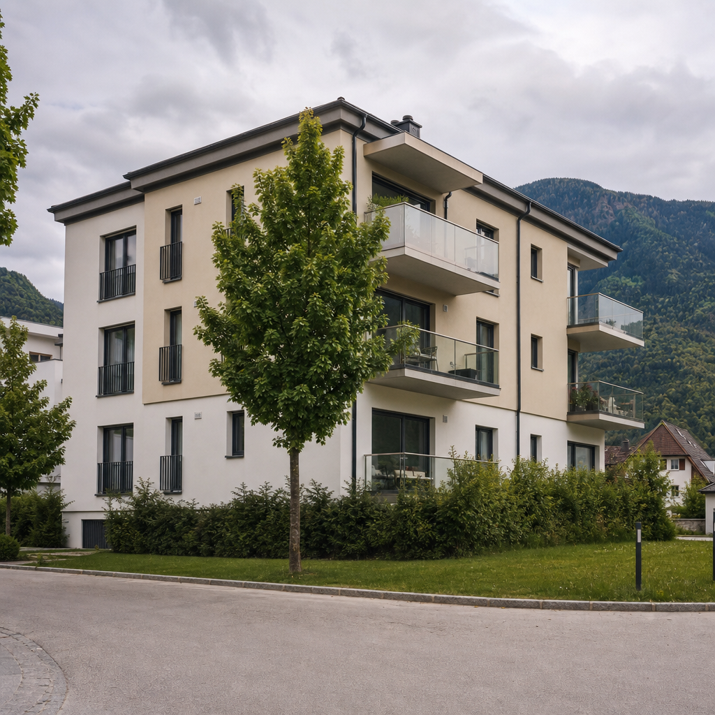 Modernes Wohnhaus mit Eigentumswohnungen in Hollabrunn, Niederösterreich